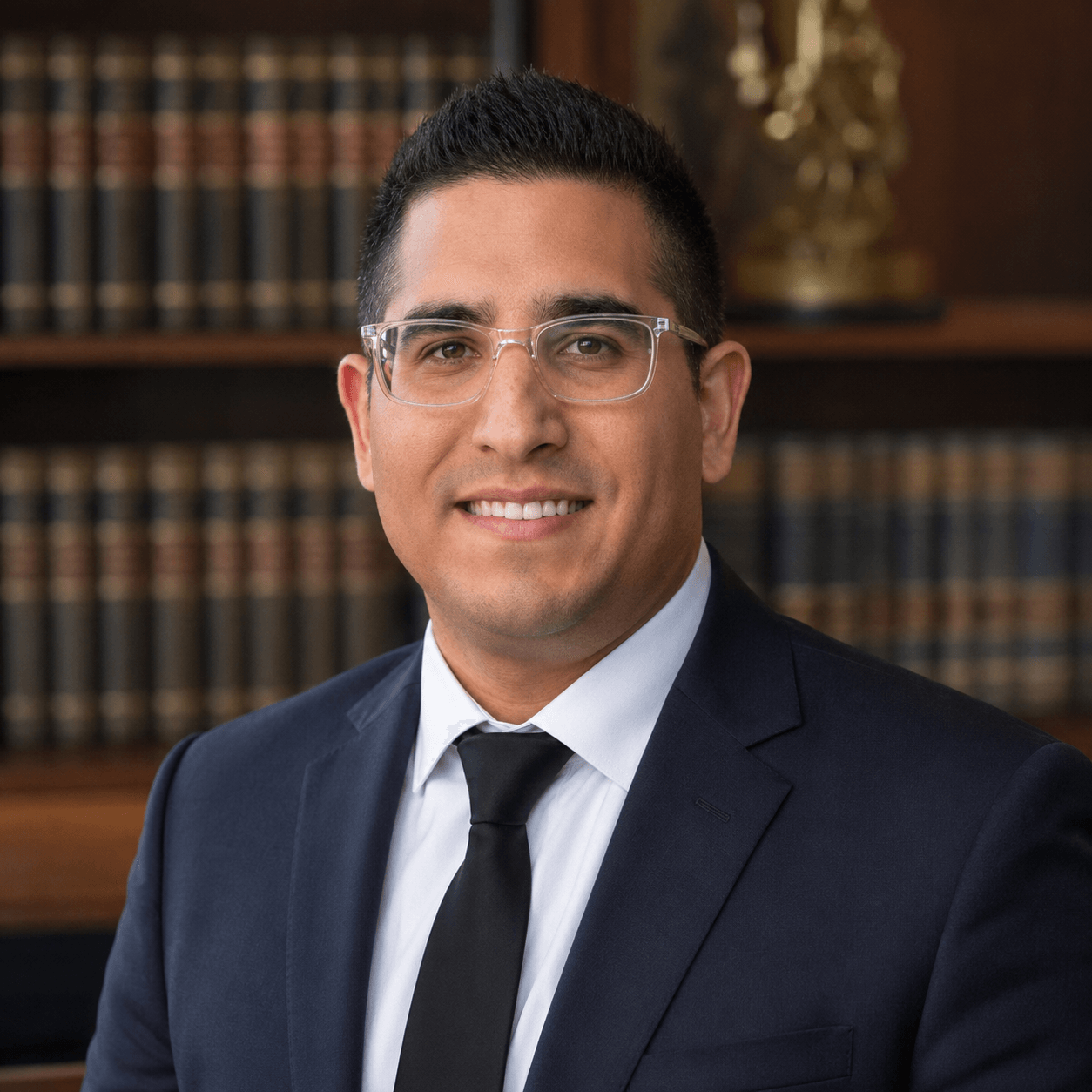 Attorney Einan Kodriano in his office